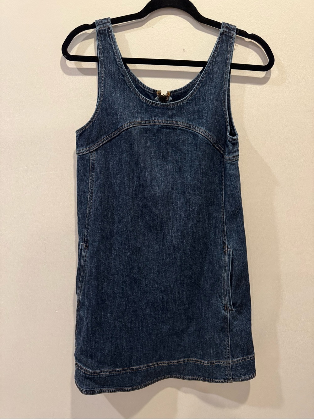 PILCRO Denim Mini Shift Dress Size 0 Anthropologie
